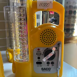 Lámpara y Radio