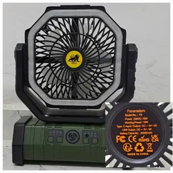 Ventilador recargable