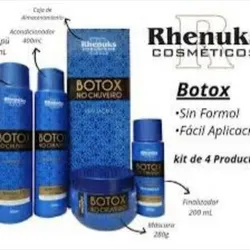 Champú, acondicionador, crema de tto y crema de peinar de BOTOX