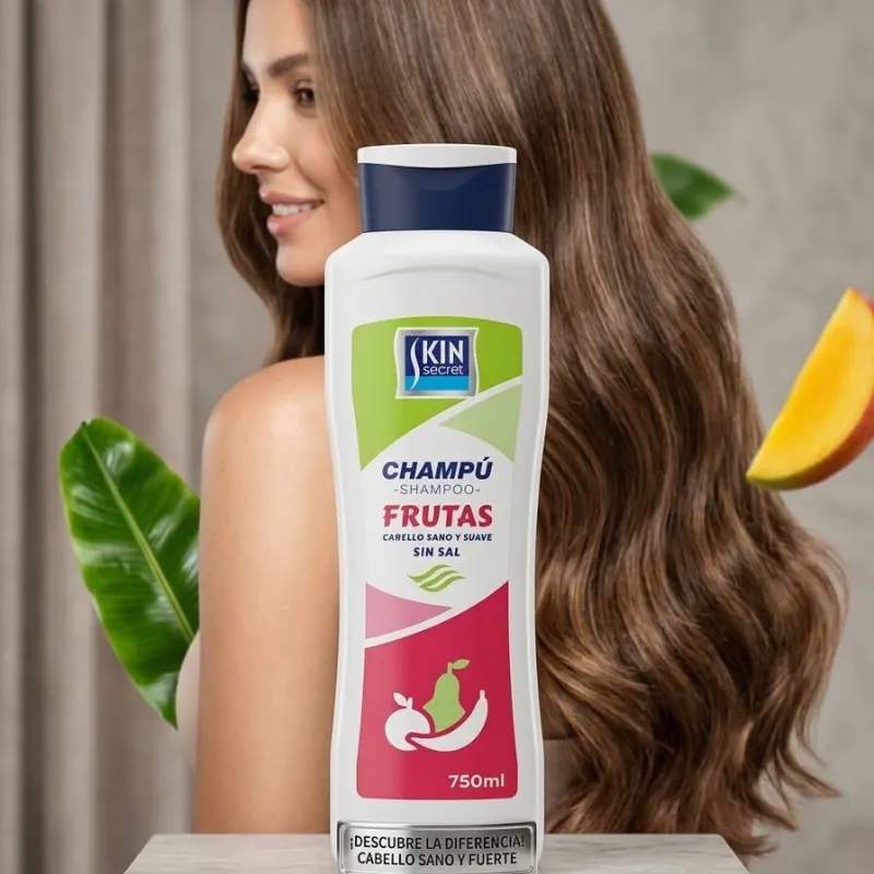 CHAMPÚ -SHAMPOO-FRUTAS CARELLO SANO Y SUAVE SIN SAL