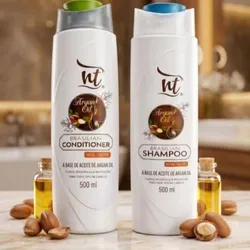 Champú y acondicionador de Argán