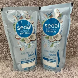 Champu y acondicionador Sedal de coco 🥥