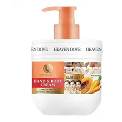 Crema aclarante HEAVEN DOVE HAND & BODY CREAM CARROT & PAPAYA