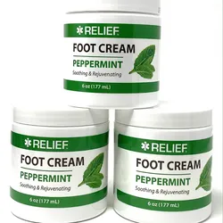 Crema para los pies mentolada 