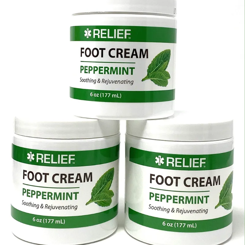 Crema para los pies mentolada 