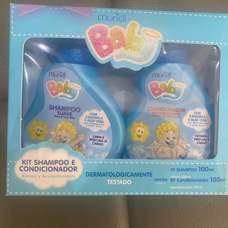 Shampoo y acondicionador para bebé 
