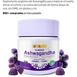 Ashwagandha Gummies & Vitamin D3 Gummies Suplemento orgánico
