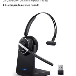 Auriculares Inalámbricos con Micrófono para PC