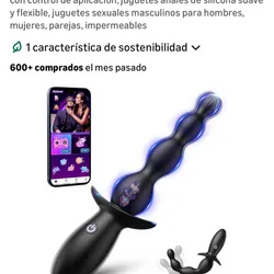 BEISAR - Masajeador de próstata con cuentas anales