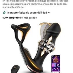 BEISAR Vibrador anal masajeador de próstata