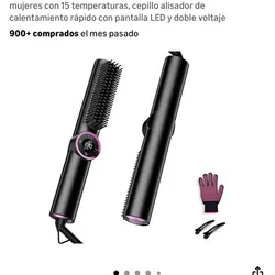 Cepillo alisador de cabello 450 grados