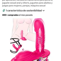 Consolador de empuje juguetes sexuales