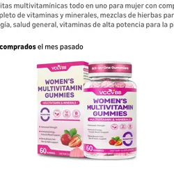 Gomitas multivitamínicas todo en uno para mujer