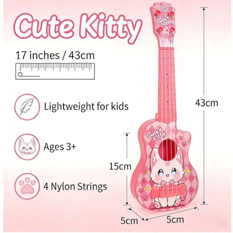 Guitarra ukelele para niñas