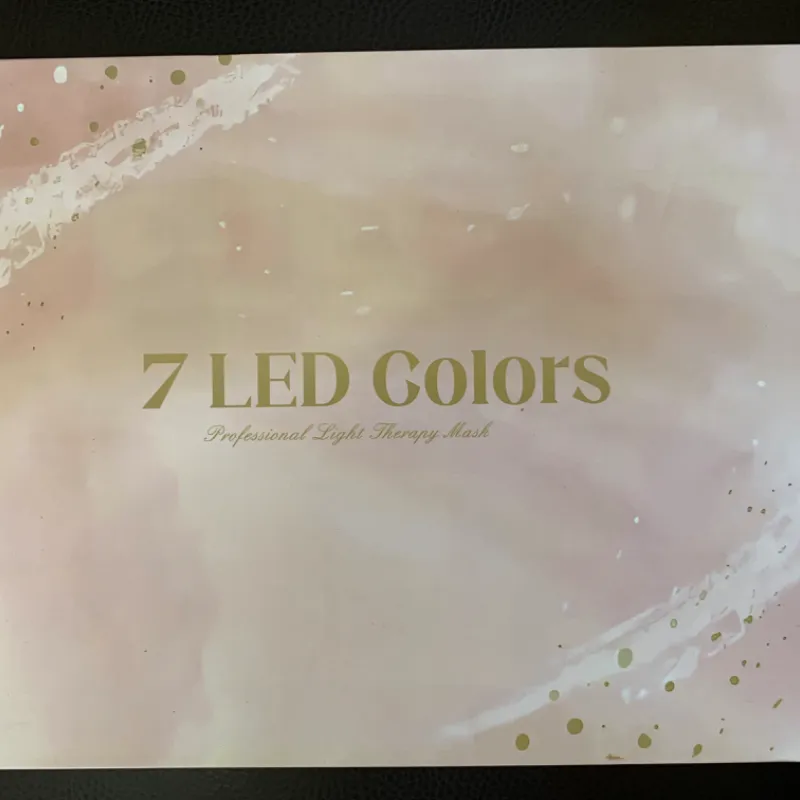 Máscara de luz roja para cara