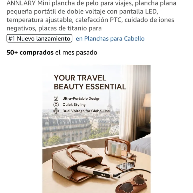 Plancha para el cabello