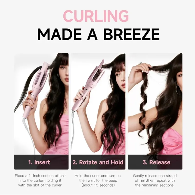Rizador de pelo automático 3 en 1