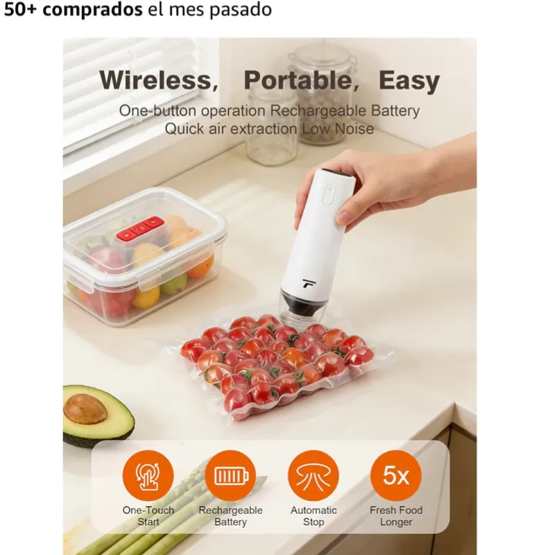 Sellador de alimentos al vacío