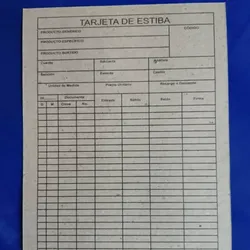 Tarjeta de estiba