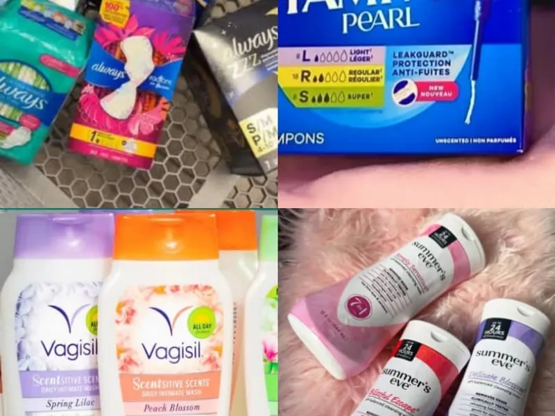 Íntimas, tapones ,protectores diario  y cuidado íntimo 