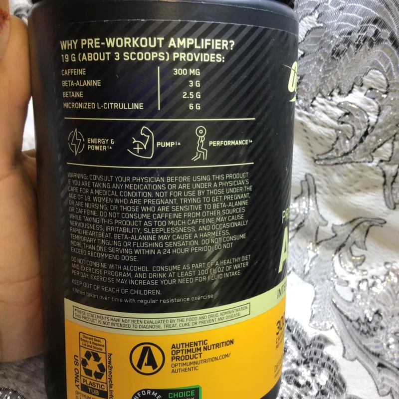 Pre- entreno sabor a mango 