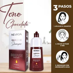 Shampoo color castaño