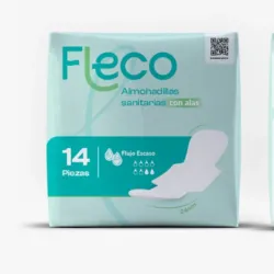 Almohadillas sanitarias Fleco con alas 14 u