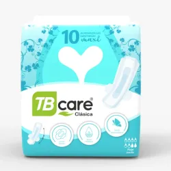 Almohadillas sanitarias TB Care Clásica 10 u