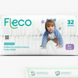 Pañales desechables para bebé 32 u (Talla L)