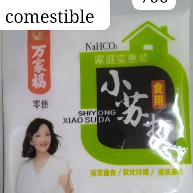 Bicarbonato de sodio comestible 200 gramos 