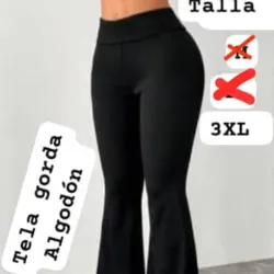 Licras campanas originales de tela gorda algodón 