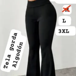 Licras campanas originales de tela gorda algodón 