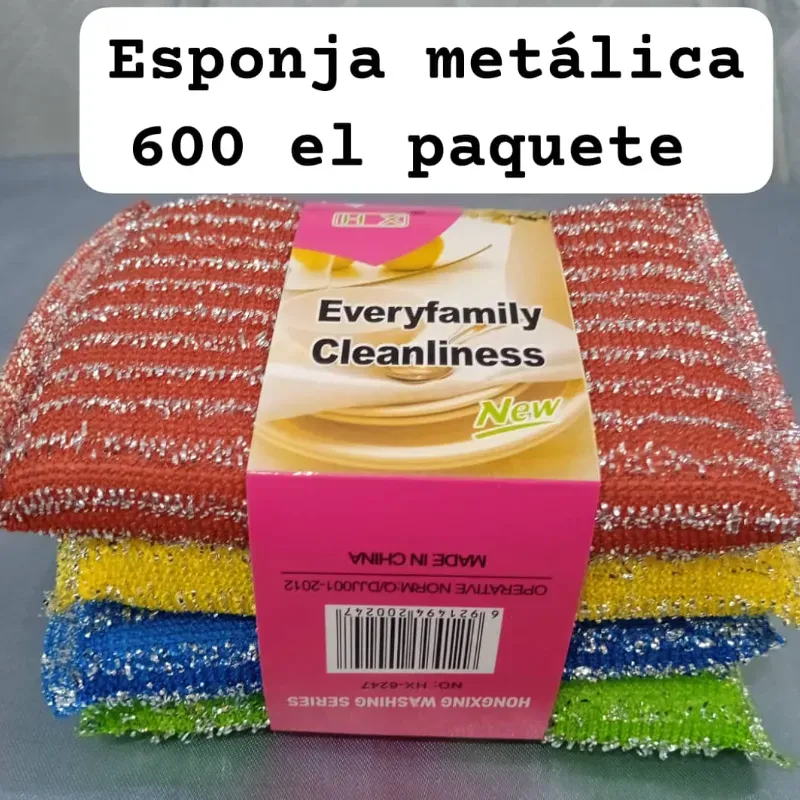 Set de 4 esponjas metálicas 