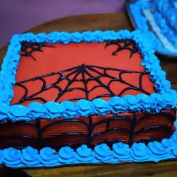 Cake con Temática del Hombre Araña