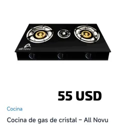 Cocina de Gas (de cristal)