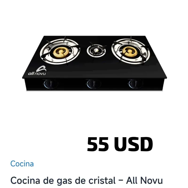 Cocina de Gas (de cristal)