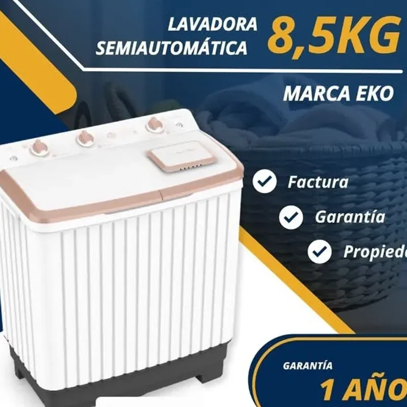Lavadora Semiautomática 8.5Kg