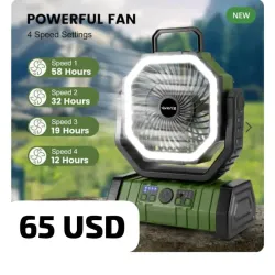 Ventilador Recargable F6