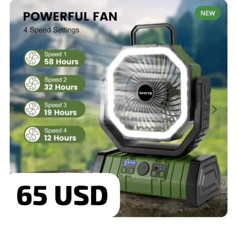 Ventilador Recargable F6