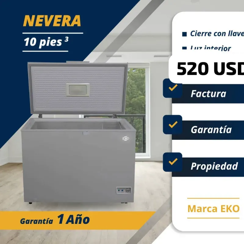 Nevera Horizontal de 10 pies