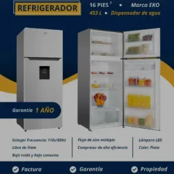 Refrigerador de 16³ con Dispensador