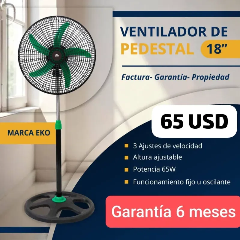 Ventilador de Pedestal 18"