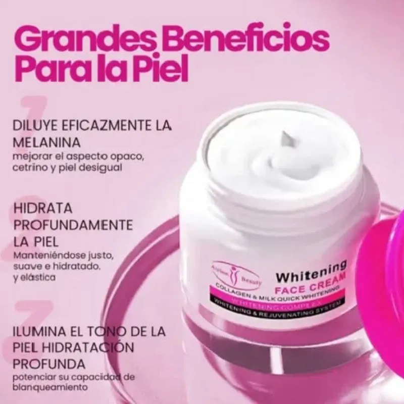Crema facial Blanqueadora