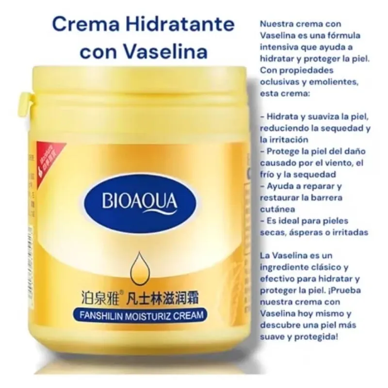 Crema Hidratante con Vaselina BIOAQUA