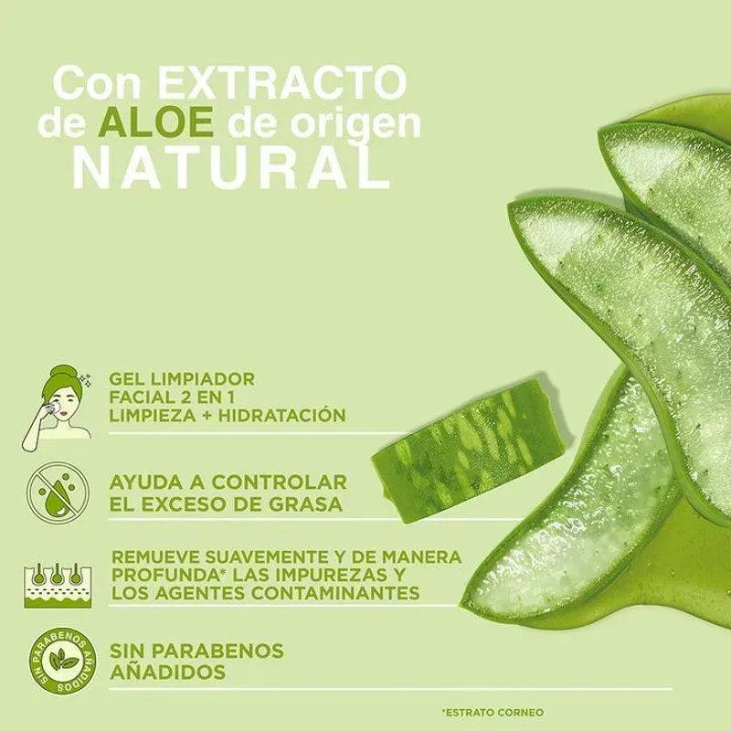 Gel Limpiador Pond's De Aloe
