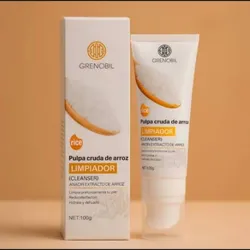 Limpiador facial de arroz