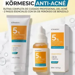 Limpiador Facial y Sérum de Peróxido de Benzoilo