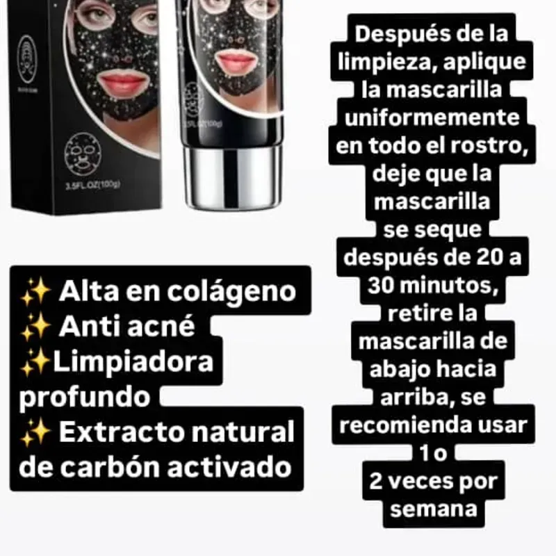 Mascarilla de Carbón Peel-Off