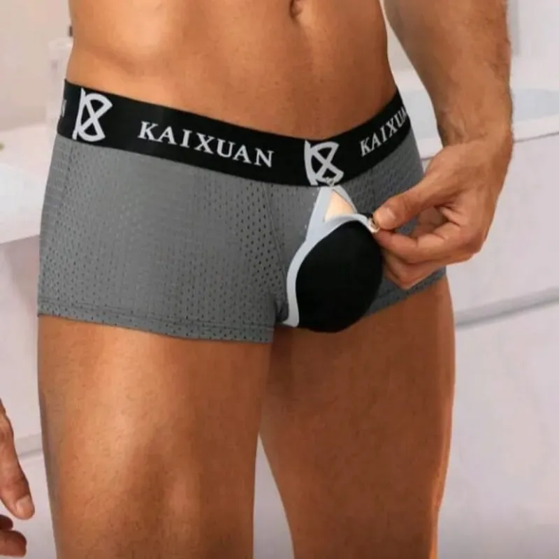 Boxer Kaixuan gris oscuro