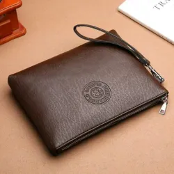 Cartera de mano brown